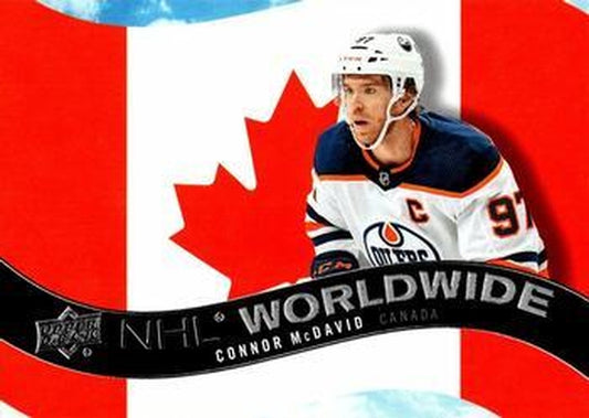 #WW-7 Connor McDavid - Edmonton Oilers - 2020-21 Upper Deck - NHL Worldwide Hockey