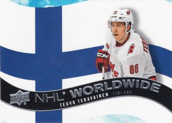 #WW-9 Teuvo Teravainen - Carolina Hurricanes - 2020-21 Upper Deck - NHL Worldwide Hockey