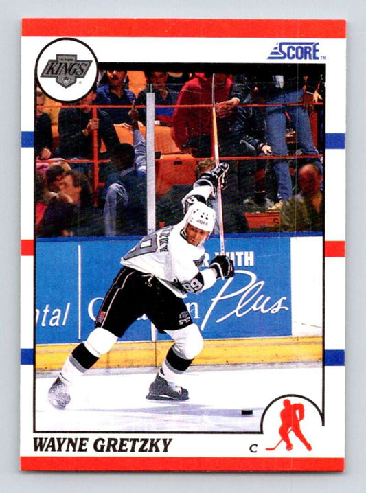 #1 Wayne Gretzky - Los Angeles Kings - 1990-91 Score American Hockey