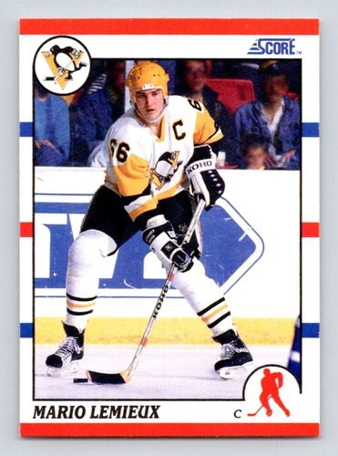 #2 Mario Lemieux - Pittsburgh Penguins - 1990-91 Score American Card
