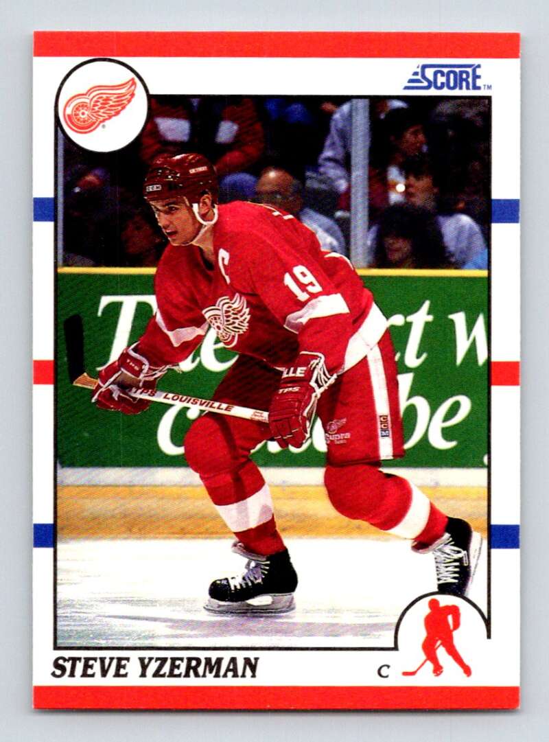 #3 Steve Yzerman - Detroit Red Wings - 1990-91 Score American Hockey