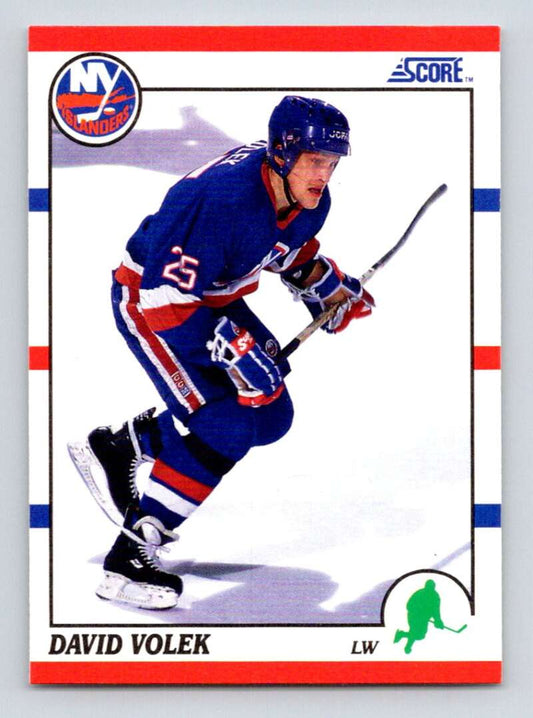 #12 David Volek - New York Islanders - 1990-91 Score American Hockey