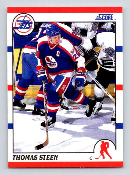 #14 Thomas Steen - Winnipeg Jets - 1990-91 Score American Hockey