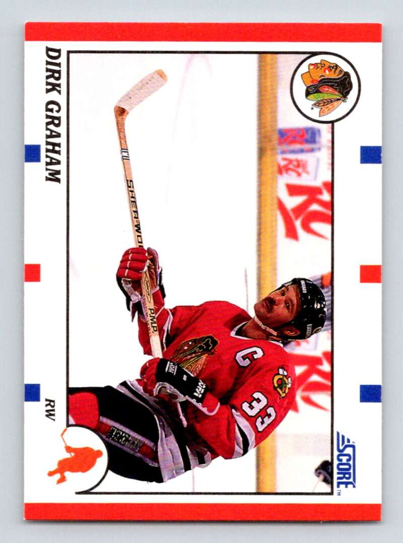 #17 Dirk Graham - Chicago Blackhawks - 1990-91 Score American Hockey
