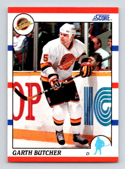 #18 Garth Butcher - Vancouver Canucks - 1990-91 Score American Hockey