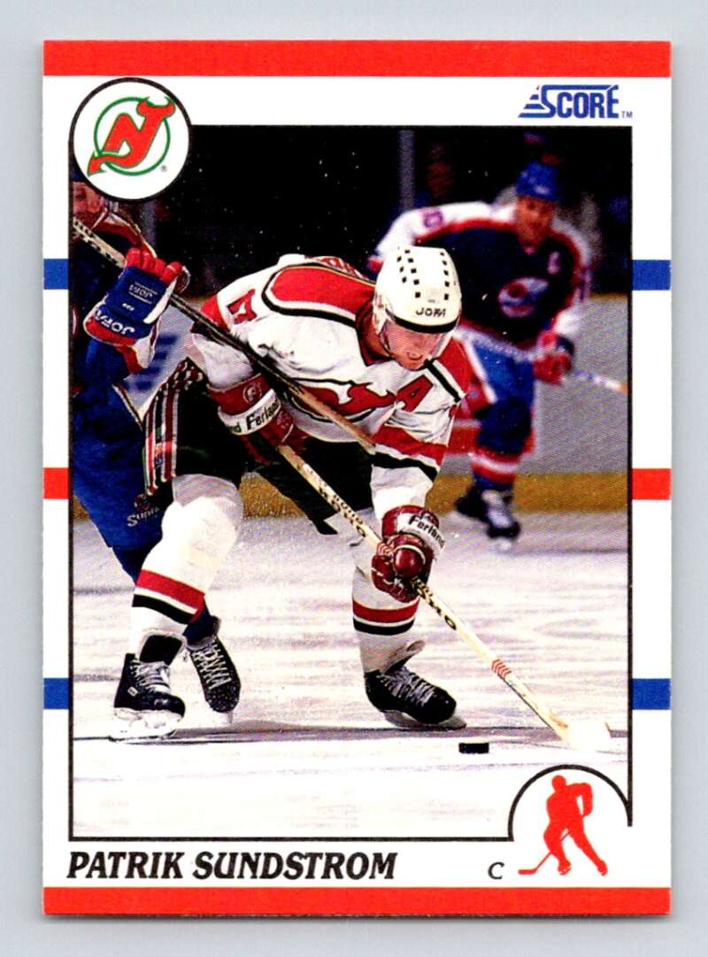 #19 Patrik Sundstrom - New Jersey Devils - 1990-91 Score American Card