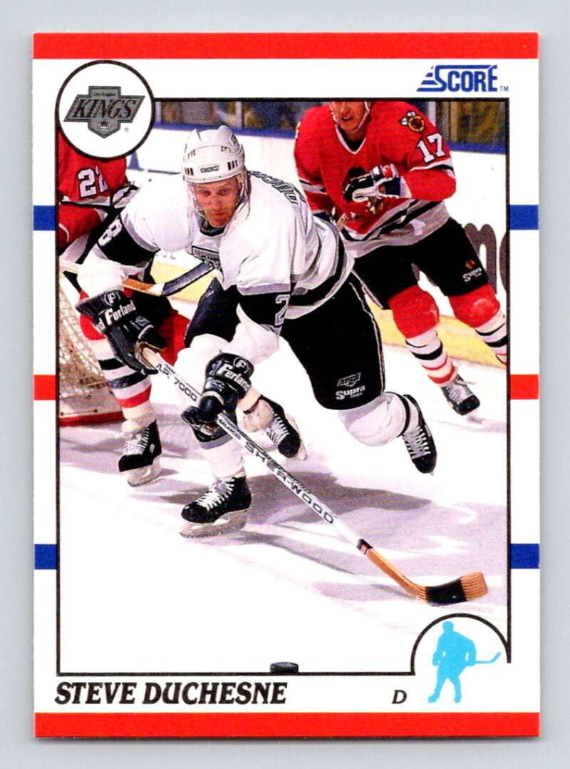 #26 Steve Duchesne - Los Angeles Kings - 1990-91 Score American Hockey