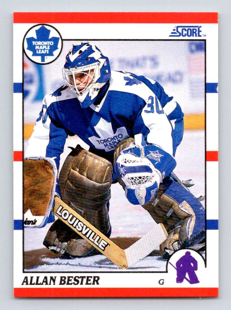 #27 Allan Bester - Toronto Maple Leafs - 1990-91 Score American Card