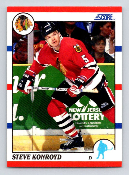 #29 Steve Konroyd - Chicago Blackhawks - 1990-91 Score American Hockey