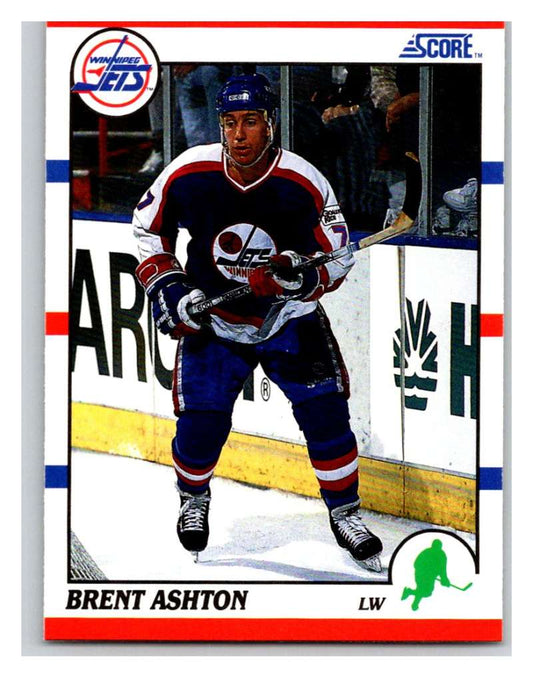 #31 Brent Ashton - Winnipeg Jets - 1990-91 Score American Hockey