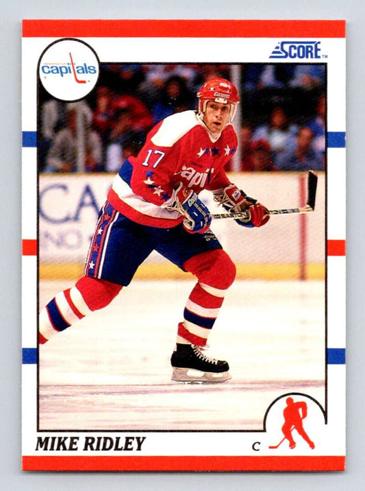 #33 Mike Ridley - Washington Capitals - 1990-91 Score American Hockey