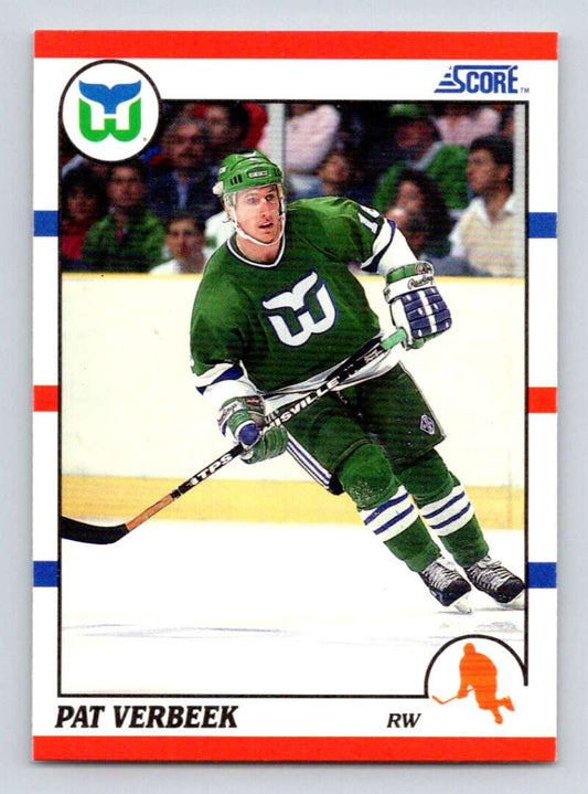 #35 Pat Verbeek - Hartford Whalers - 1990-91 Score American Hockey