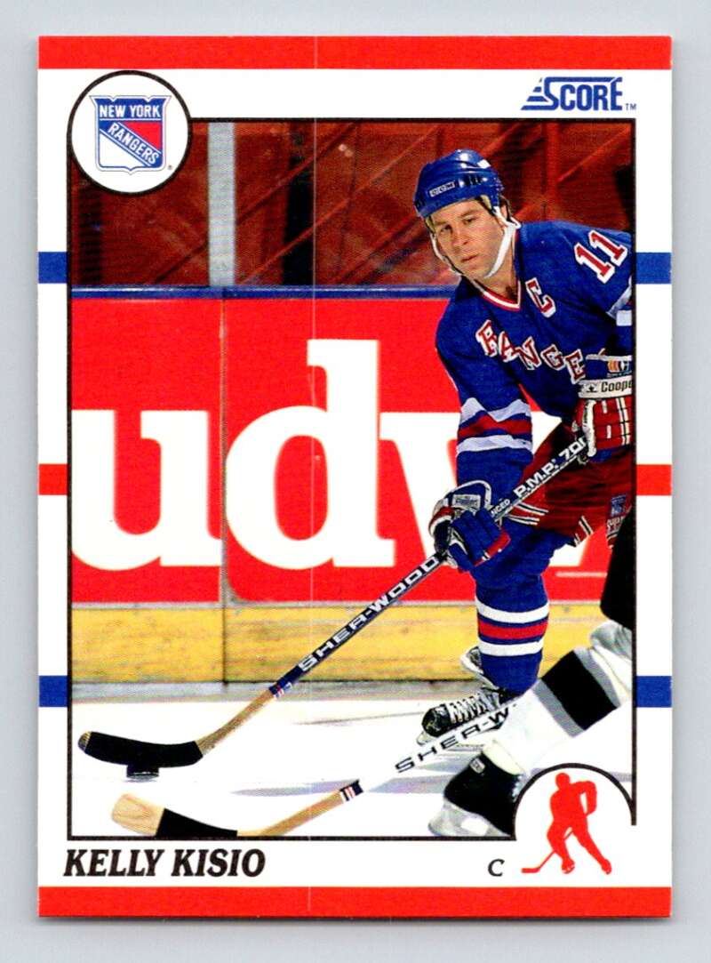 #37 Kelly Kisio - New York Rangers - 1990-91 Score American Hockey
