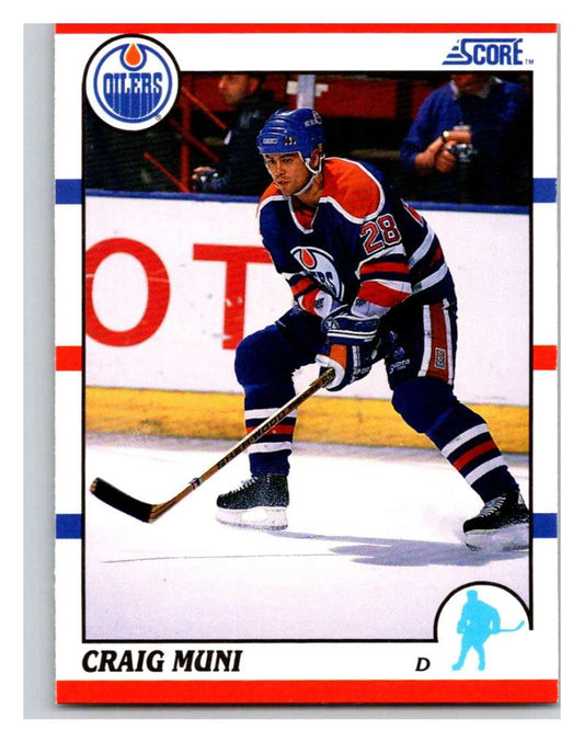 #38 Craig Muni - Edmonton Oilers - 1990-91 Score American Hockey