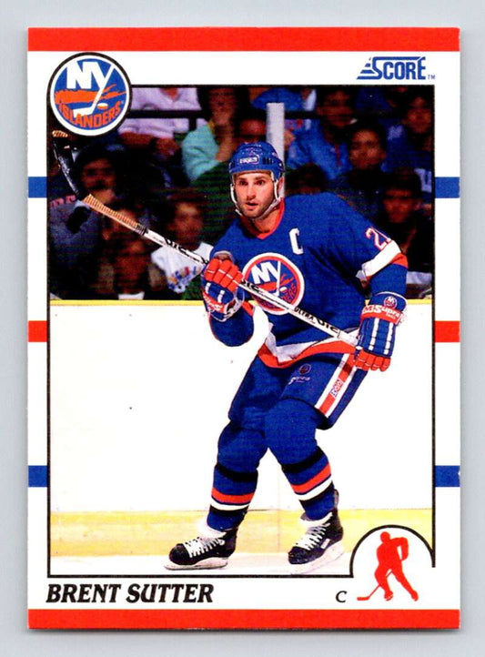 #39 Brent Sutter - New York Islanders - 1990-91 Score American Hockey