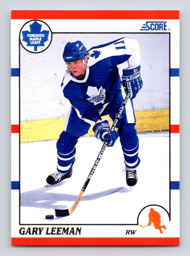 #40 Gary Leeman - Toronto Maple Leafs - 1990-91 Score American Card