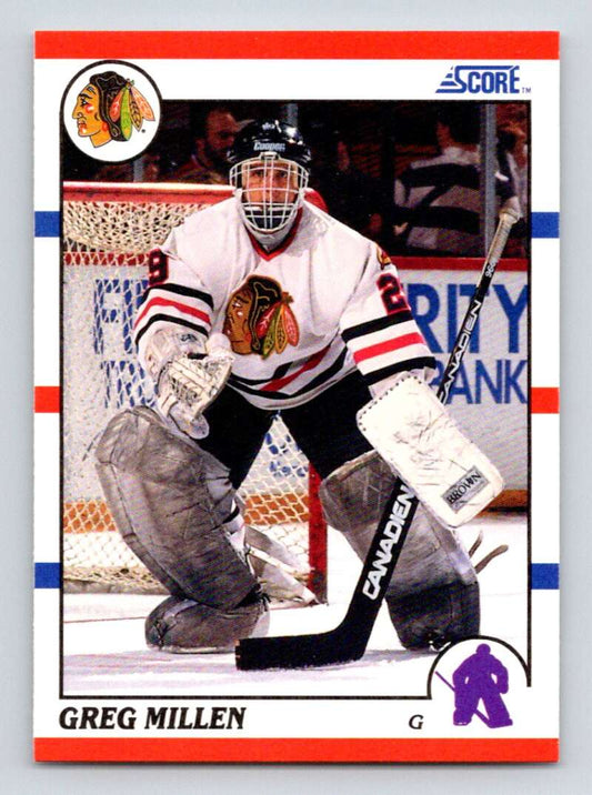 #42 Greg Millen - Chicago Blackhawks - 1990-91 Score American Hockey