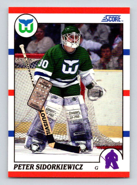 #46 Peter Sidorkiewicz - Hartford Whalers - 1990-91 Score American Hockey