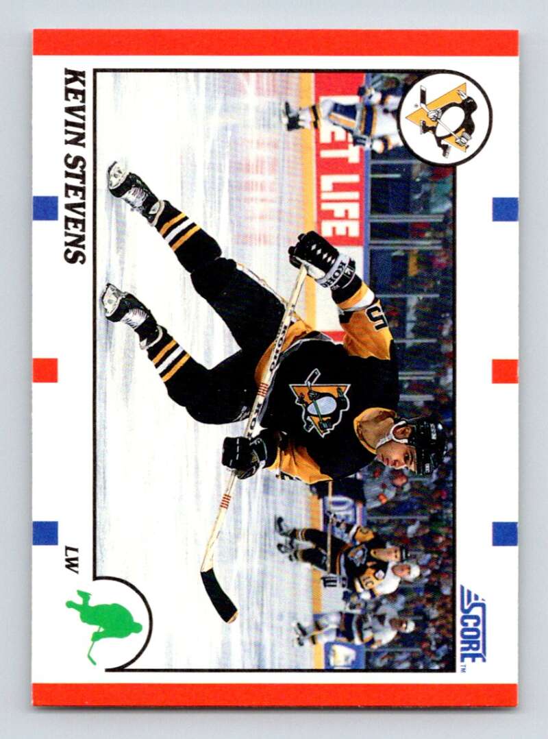 #53 Kevin Stevens - Pittsburgh Penguins RC - 1990-91 Score American Card