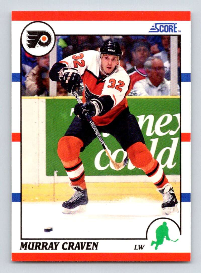 #56 Murray Craven - Philadelphia Flyers - 1990-91 Score American Card