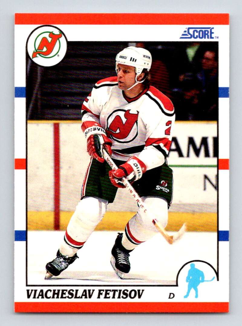 #62 Slava Fetisov - New Jersey Devils - 1990-91 Score American Hockey