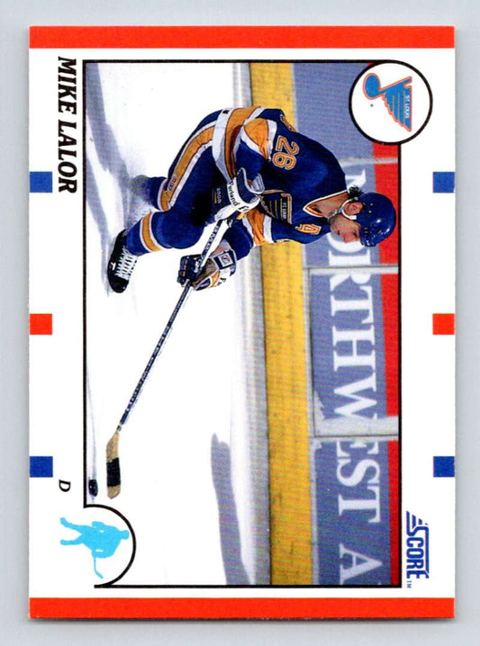 #67 Mike Lalor - St. Louis Blues - 1990-91 Score American Hockey