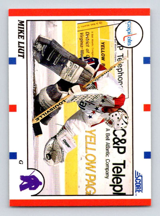 #68 Mike Liut - Washington Capitals - 1990-91 Score American Hockey