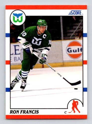 #70 Ron Francis - Hartford Whalers - 1990-91 Score American Hockey