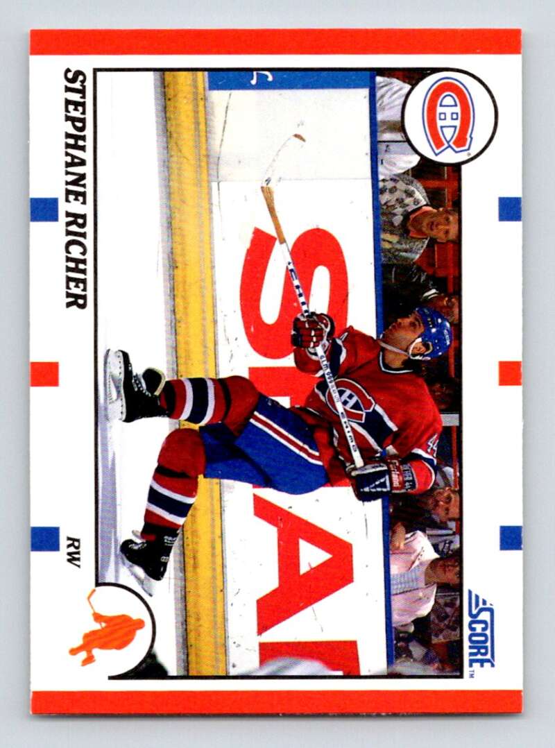#75 Stephane Richer - Montreal Canadiens - 1990-91 Score American Card