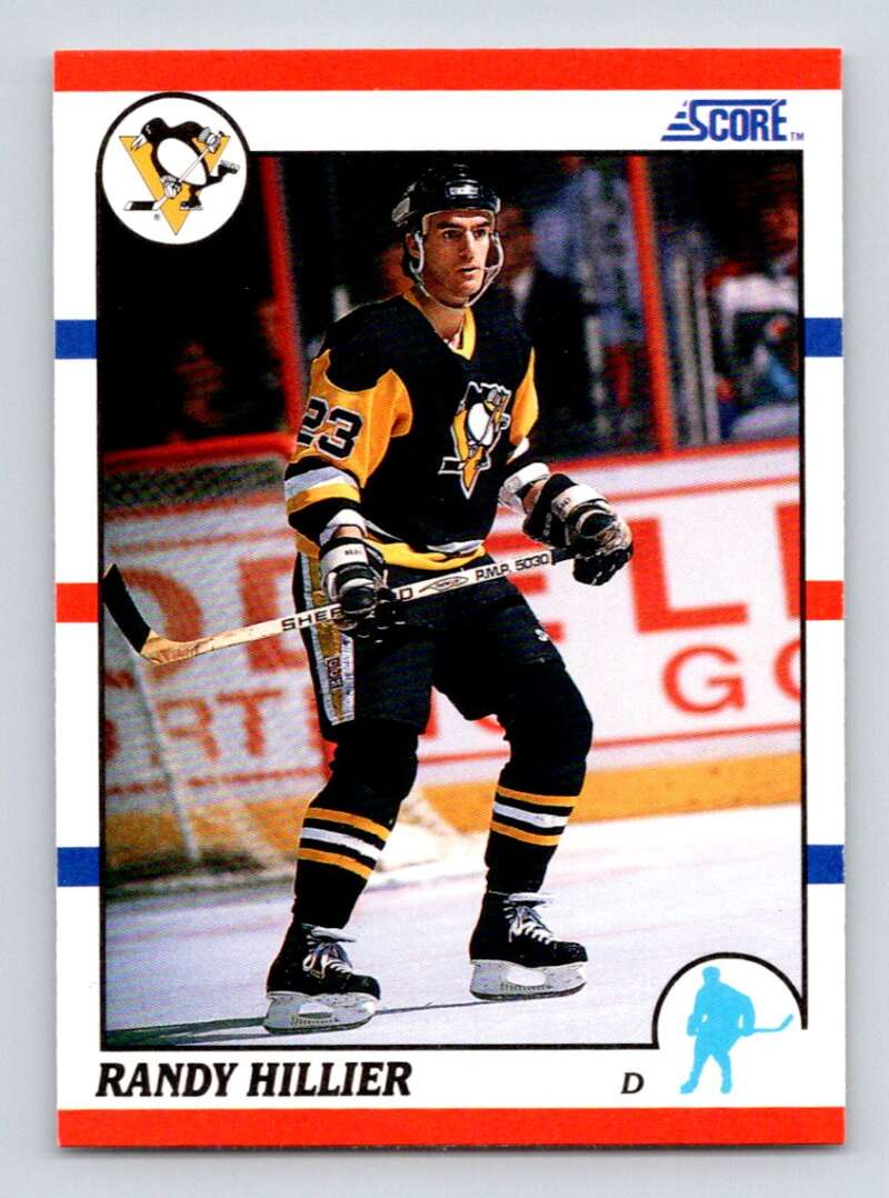 #76 Randy Hillier - Pittsburgh Penguins - 1990-91 Score American Card