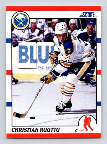 #77 Christian Ruuttu - Buffalo Sabres - 1990-91 Score American Hockey