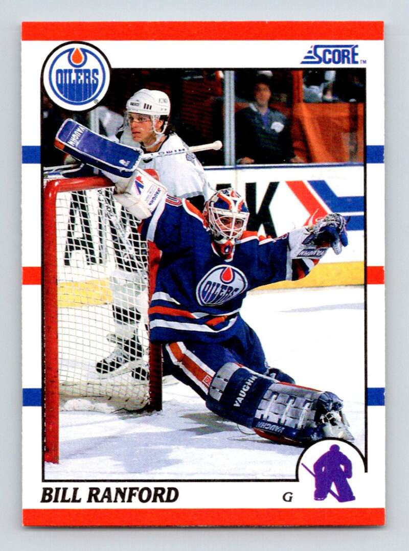 #79 Bill Ranford - Edmonton Oilers - 1990-91 Score American Hockey