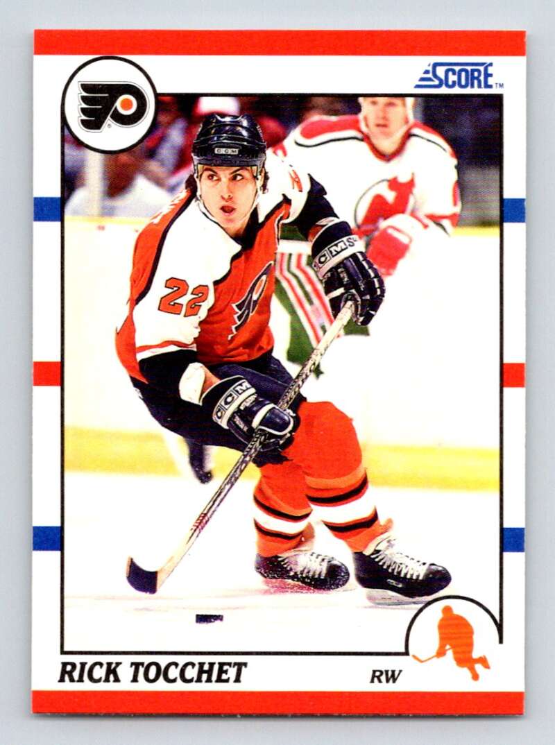 #80 Rick Tocchet - Philadelphia Flyers - 1990-91 Score American Card
