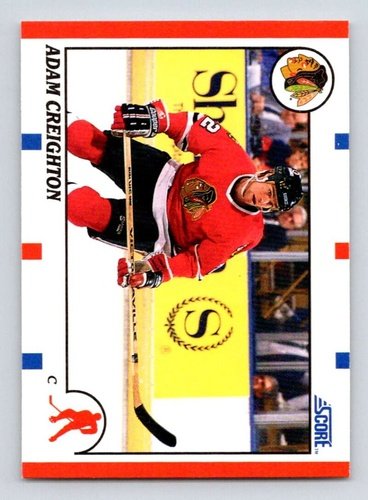 #82 Adam Creighton - Chicago Blackhawks - 1990-91 Score American Hockey