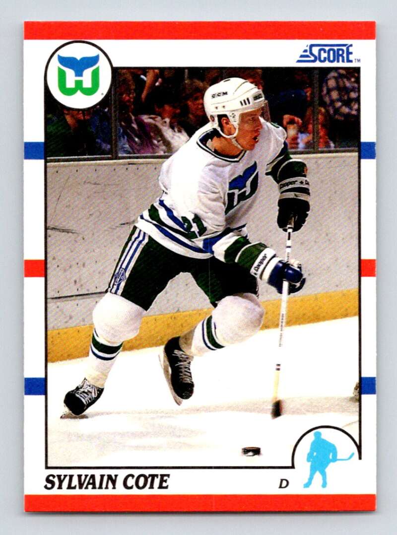 #83 Sylvain Cote - Hartford Whalers - 1990-91 Score American Hockey