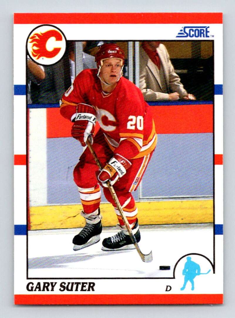 #88 Gary Suter - Calgary Flames - 1990-91 Score American Hockey