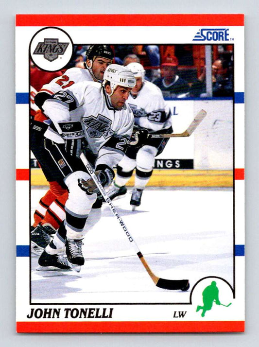 #89 John Tonelli - Los Angeles Kings - 1990-91 Score American Hockey