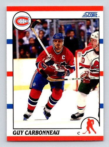 #91 Guy Carbonneau - Montreal Canadiens - 1990-91 Score American Hockey
