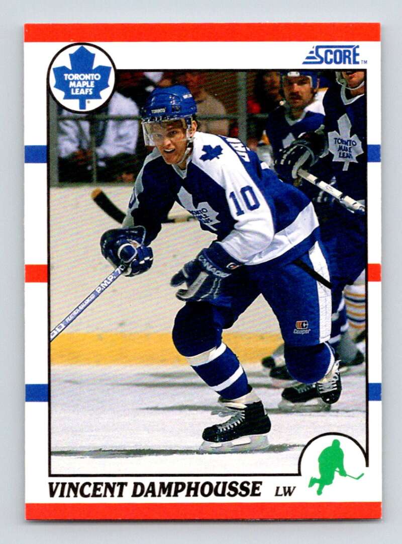 #95 Vincent Damphousse -  Toronto Maple Leafs - 1990-91 Score American Card