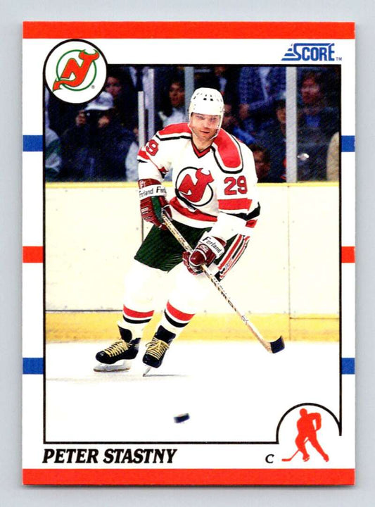 #96 Peter Stastny - New Jersey Devils - 1990-91 Score American Hockey