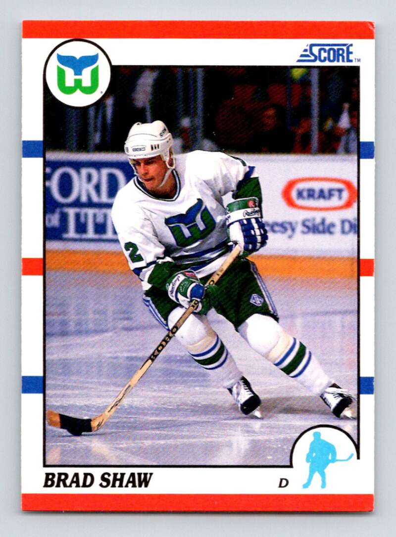#99 Brad Shaw -  Hartford Whalers RC - 1990-91 Score American Card