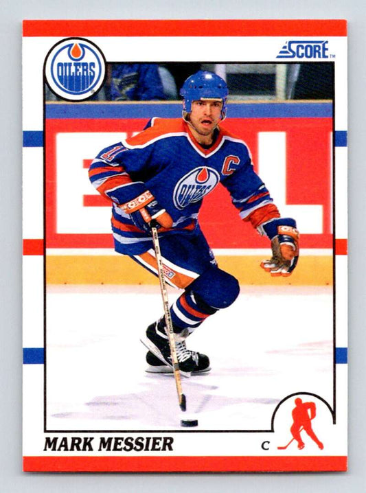 #100 Mark Messier - Edmonton Oilers - 1990-91 Score American Hockey