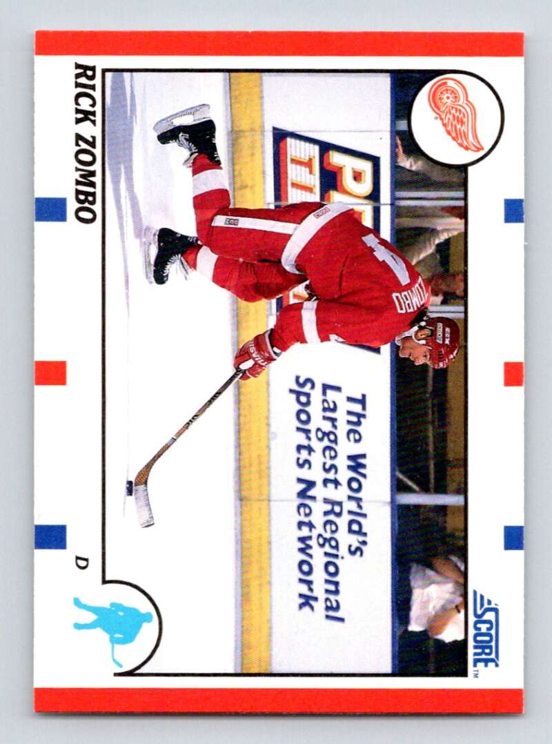#101 Rick Zombo - Detroit Red Wings - 1990-91 Score American Hockey