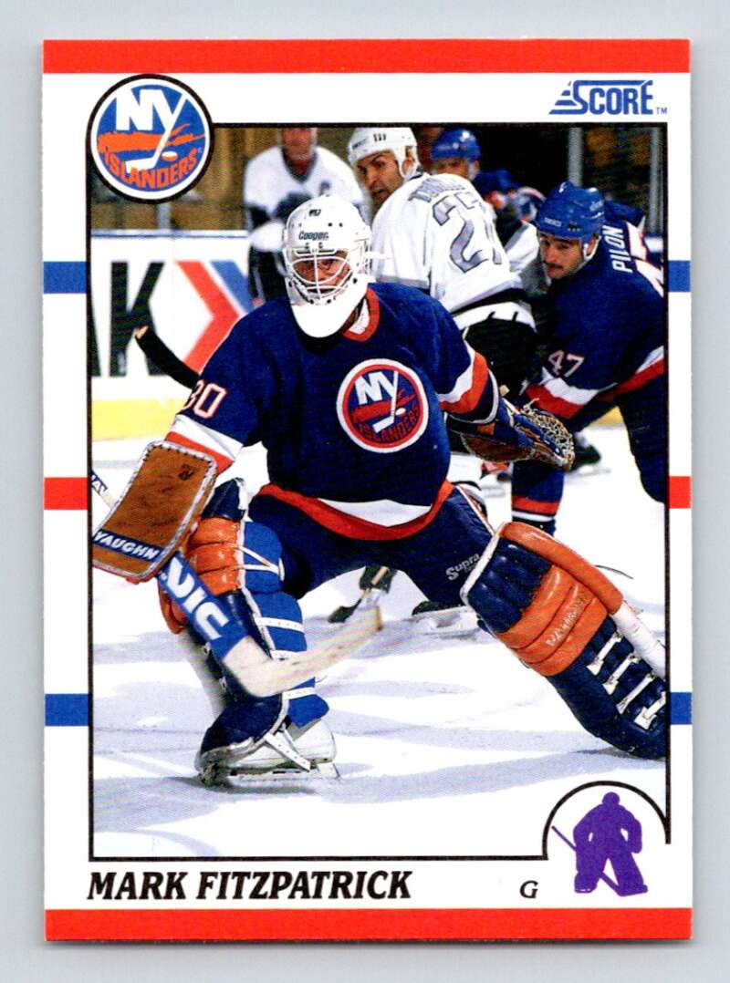 #102 Mark Fitzpatric - New York Islanders - 1990-91 Score American Hockey