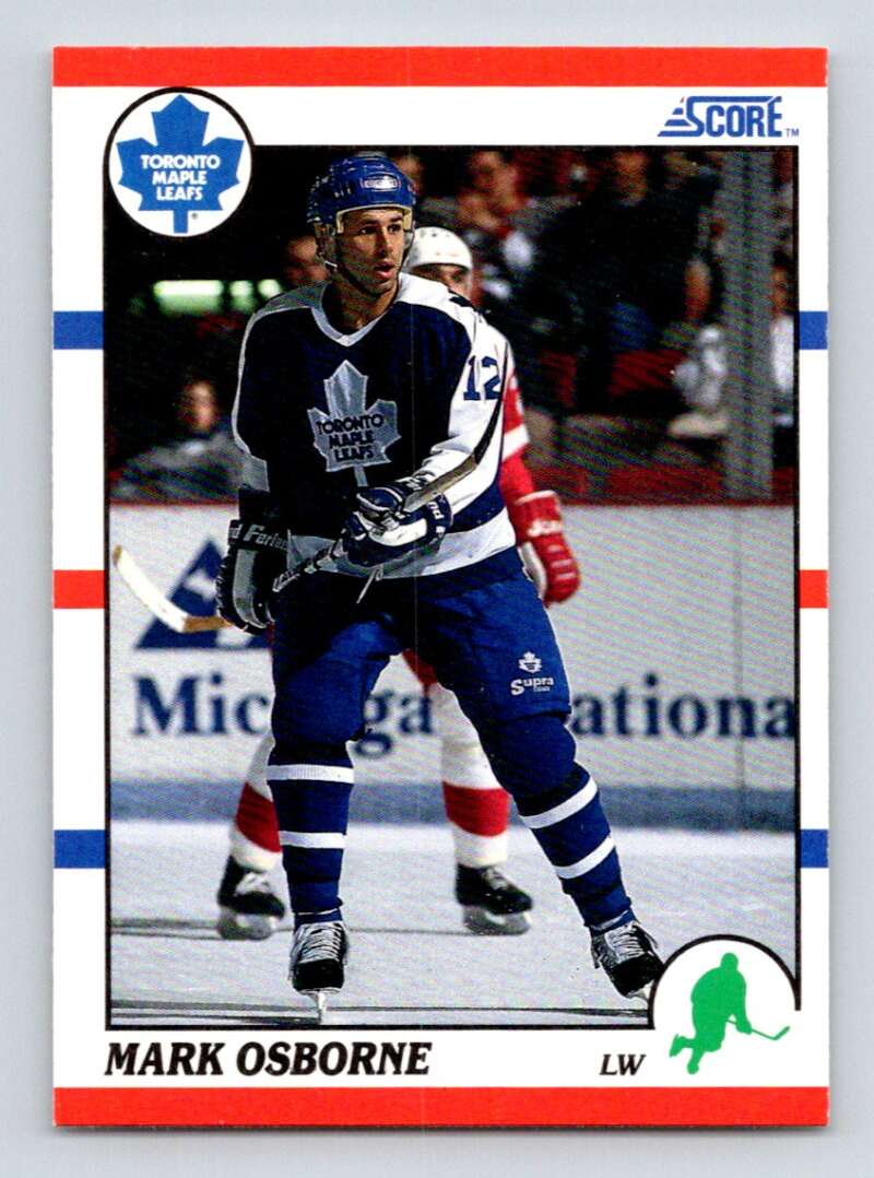 #104 Mark Osborne - Toronto Maple Leafs - 1990-91 Score American Card