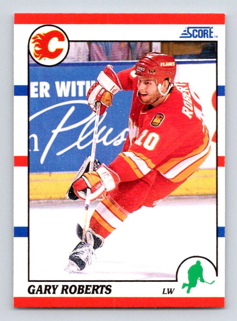 #106 Gary Roberts - Calgary Flames - 1990-91 Score American Hockey