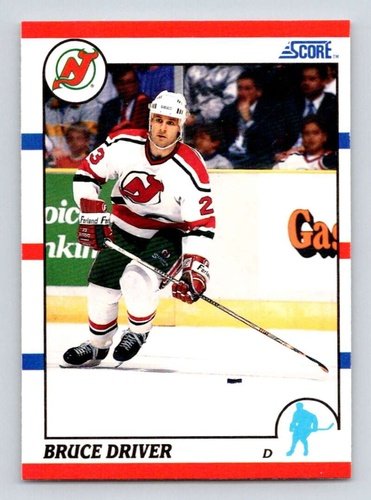 #109 Bruce Driver - New Jersey Devils - 1990-91 Score American Hockey