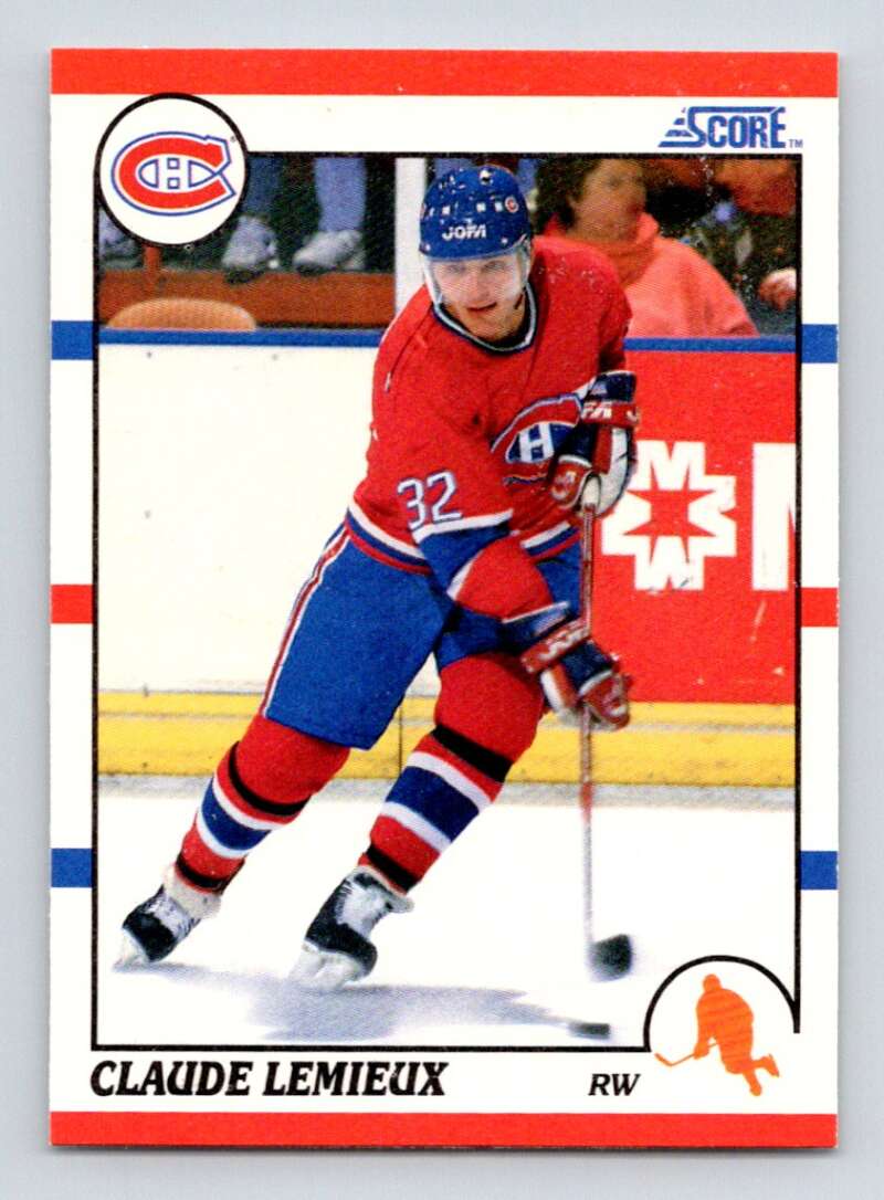 #111 Claude Lemieux - Montreal Canadiens - 1990-91 Score American Hockey