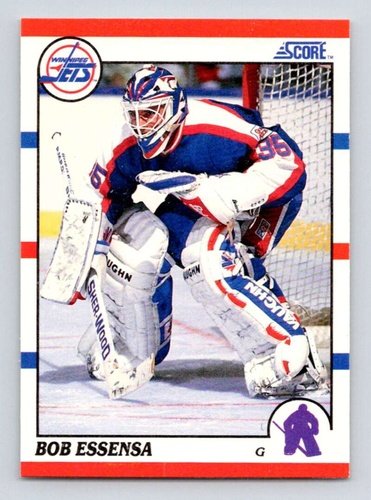 #112 Bob Essensa - Winnipeg Jets - 1990-91 Score American Hockey