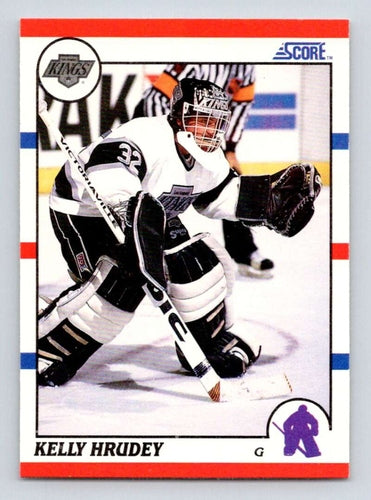 #115 Kelly Hrudey - Los Angeles Kings - 1990-91 Score American Hockey